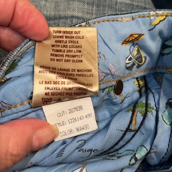 Paige Jimmy Jimmy Jean Shorts Size 28 - Picture 5 of 6
